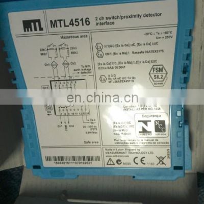 MTL MTL4516 2 CH Switch/proximity Detector Interface Genuine High Quality