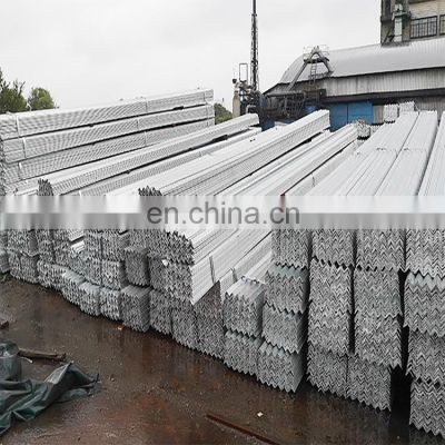 20mm 75mm hot rolled galvanized steel angle bar for building material