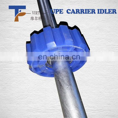 Canada plastic rubber belt conveyor impact roller