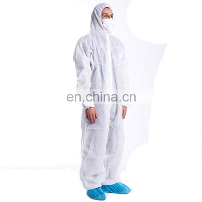 Disposable coverall hazmat suit safety clothing breathable cleaning suit