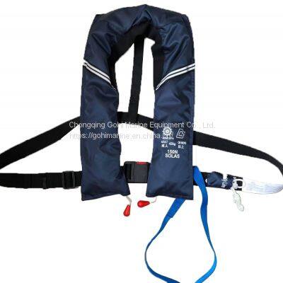 MED Approved SOLAS 275N Double Chamber Inflatable Life Jacket