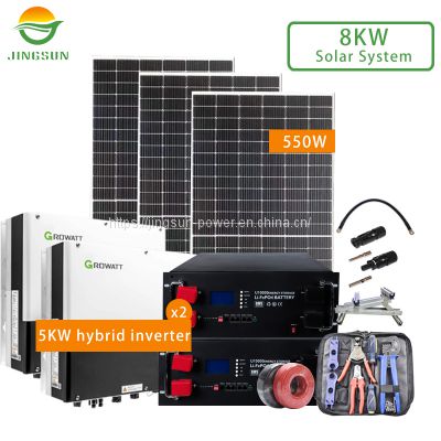 8KW Solar System 550W solar panels