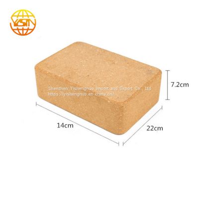 Factory Price Wholesale Custom Cork Brick Natural Non-slip Blocks Gym Fitness