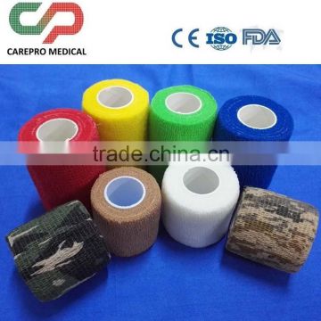 Vetrap non-woven latex cohesive bandages with CE ISO FDA