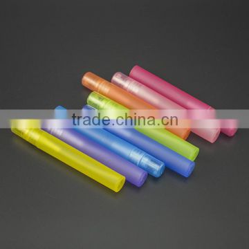 pen shape colorful plastic 10ml spray perfume bottle                        
                                                                                Supplier's Choice