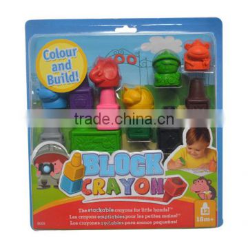 The stackable crayon for little hands