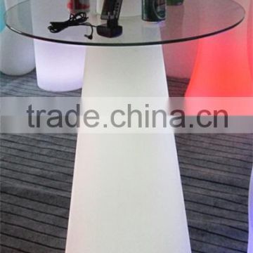 PE Plastic Bar Table with LED light and remote control YXF-50120E