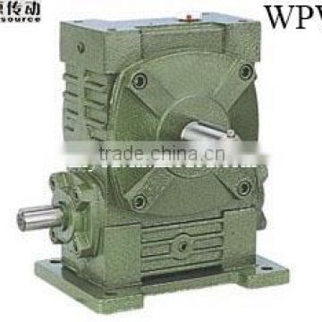 Wpwa dc motor cast iron housing worm gearbox,small transmission gearbox,electric motor gearbox