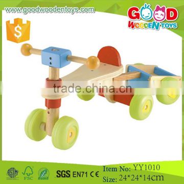 2015 OEM Welcomed Solid Wood Vehicle Toy Wooden Trailer for Sale