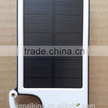 Hot Sales Portable Solar Charger 5050mAh Key Chain Solar Power Bank External Battery Pack For Smart Phone.