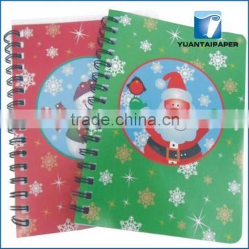 Spiral exercise notebook with transparent PP cover