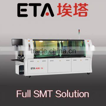 ETA fully automatic wave solder machine C3 and led assembly line