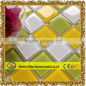 crystal glass mosaic pattern