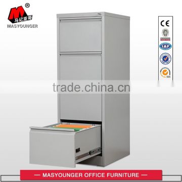 electrostatic powder coating high quality 4 drawers vertical steel filing cabinet