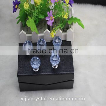 wholesale price factory directly sale purple high quality 20mm crystal cabinet knob