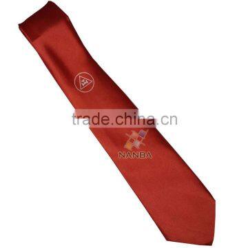 Masonic Plain tie Red
