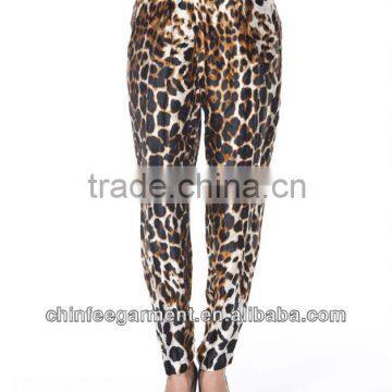 Hot Leopard Print Women Trousers