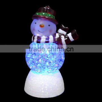 2013 LED color changing holiday party decoration gifts snowman night light