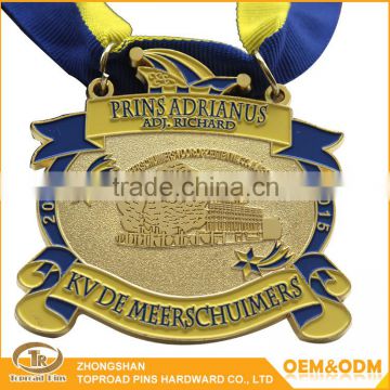 Custom Bronze sliver plating Finalist metal medal with your own design