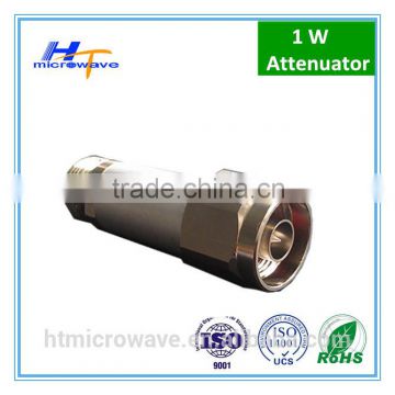 China supplier 1W RF Coaxial Attenuator 1-20dB N-Male / N-Female DC-3GHz