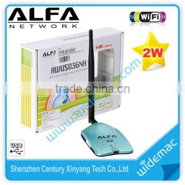 Alfa AWUS036NH 2000mW High Power Alfa USB WiFi Adapter