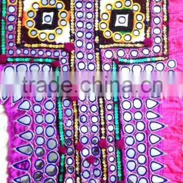 Ethnic Gypsy Banjara mirror work Yoke Kutchi Afghani dress