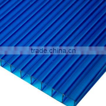 foshan tonon polcyarboante sheet manufacture blue pc hollow panel made in China (TN)