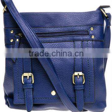 The On The Go pu faux leather Crossbody Bag purse