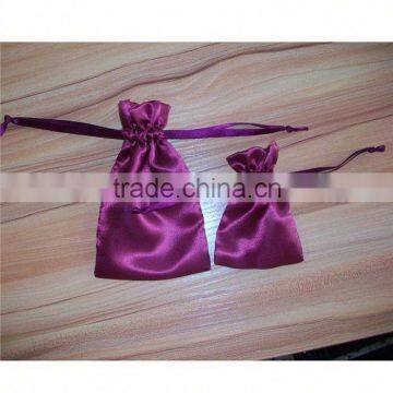 drawstring silk velvet gift bag manufactuer customized wholesale