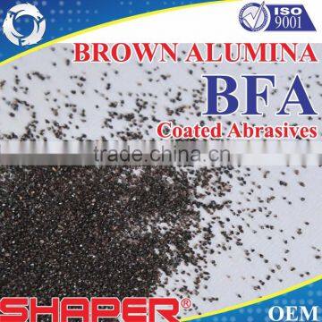 Abrasive and refractory BFA