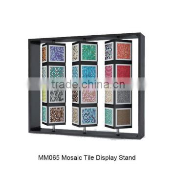 MM065 showroom mosaic tile rack/ booth exhibition /mosaic display rack