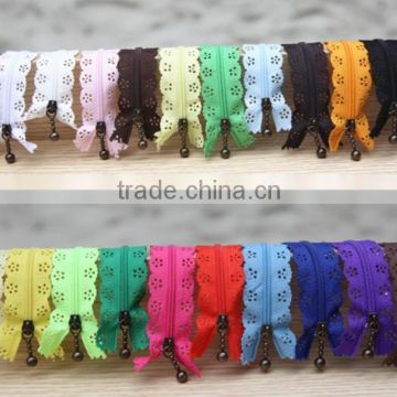Resin Zippers Lifting Ring Quoit Zipper DIY Handmade Accessory Sewing Craft Bag Garment Material