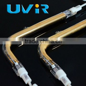 tungsten twin gold short wave infrared lamp for drying of ink