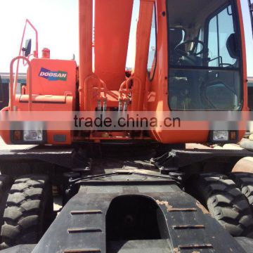 used wheel excavator DOOSAN DH210LC-7/DH220LC-7 sell cheap with good condition