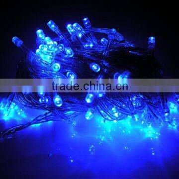10M 100 LED Blue Lights Decorative Christmas Party Festival Twinkle String Lamp Bulb 220V EU