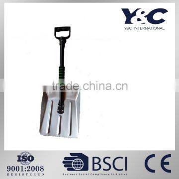 High quality portable aluminum snow shovel