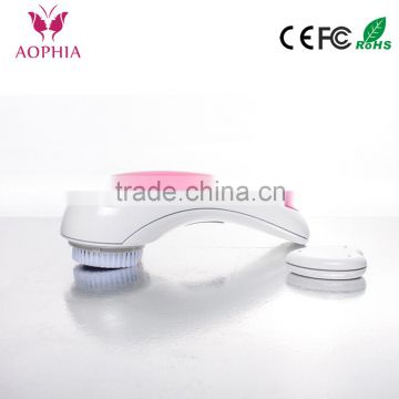 AOPHIA Waterproof Sonic Wireless Rechargeable vibrating Electric Facial cleansing brush