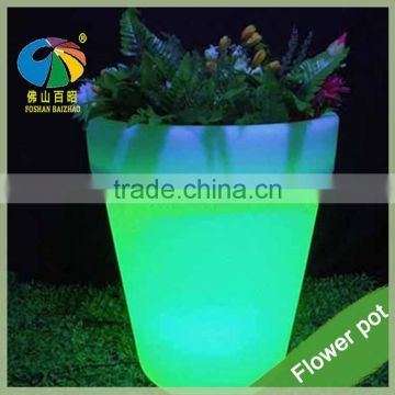 aibaba com guangzhou furniture market led light plastic flower pot big vase for hotel