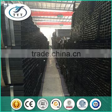 Over 15 Years Experience Accepted Customized 1 Inch Black Welded Galvanized Square Steel Pipe Size