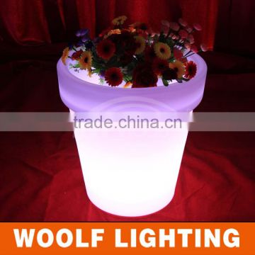 Decoration Home Garden Illuminated LED Light Flower Pot