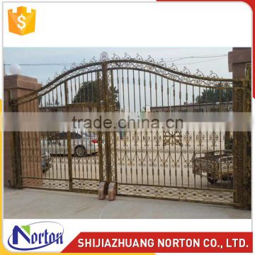 Large garden protection decorative cast iron gate for sale NTIRG-005LI