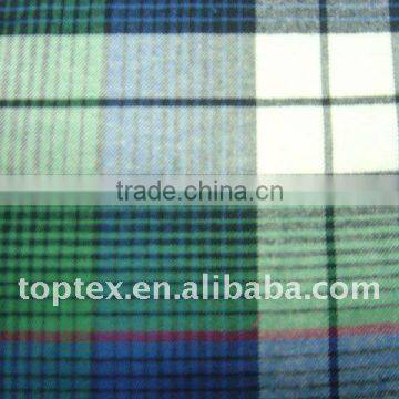 100% cotton woven yarn dyed flannel fabrics for garment/shirt