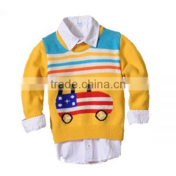 2015 New Design Baby Boys Knitting Wool Sweaters