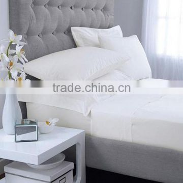 Wholesale cheap hotel supplier white china bedsheets 100% cotton in pakistan