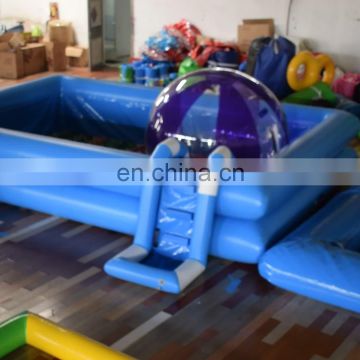Cheap Inflatable Rectangular Pool Children Blow Up Swimming Pool With Ladder