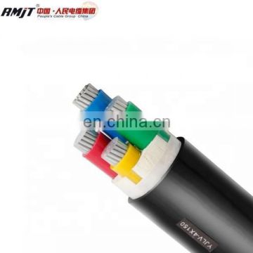 power cable amd aluminium conductors CU AL XLPE PVC 3 phase cable price