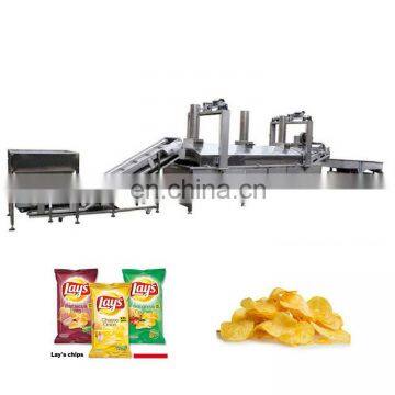 300kg/500kg/1000kg Fully Automatic potato chips Making Machine Frozen French Fries Production Line