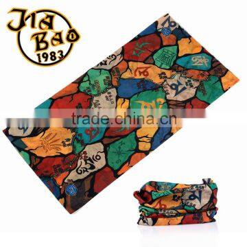 Customized Polyester tube Bandana made of 100% polyester microfiber