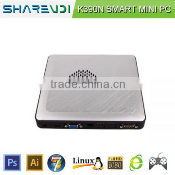 Minipc intel Celeron 1037U dual core mini pc 2G RAM 256G SSD mSATA+SATA 1080P HD resolution
