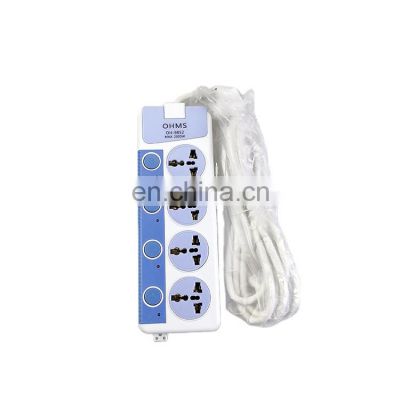 New arrive 3*0.5 Copper wire Independent switch Universal extension socket electrical 220V